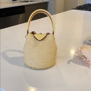 Authentic wicker Danse Lente bag. Genuine leather